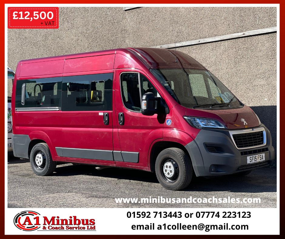 2015 Peugeot Boxer Wheelchair Accessible Minibus