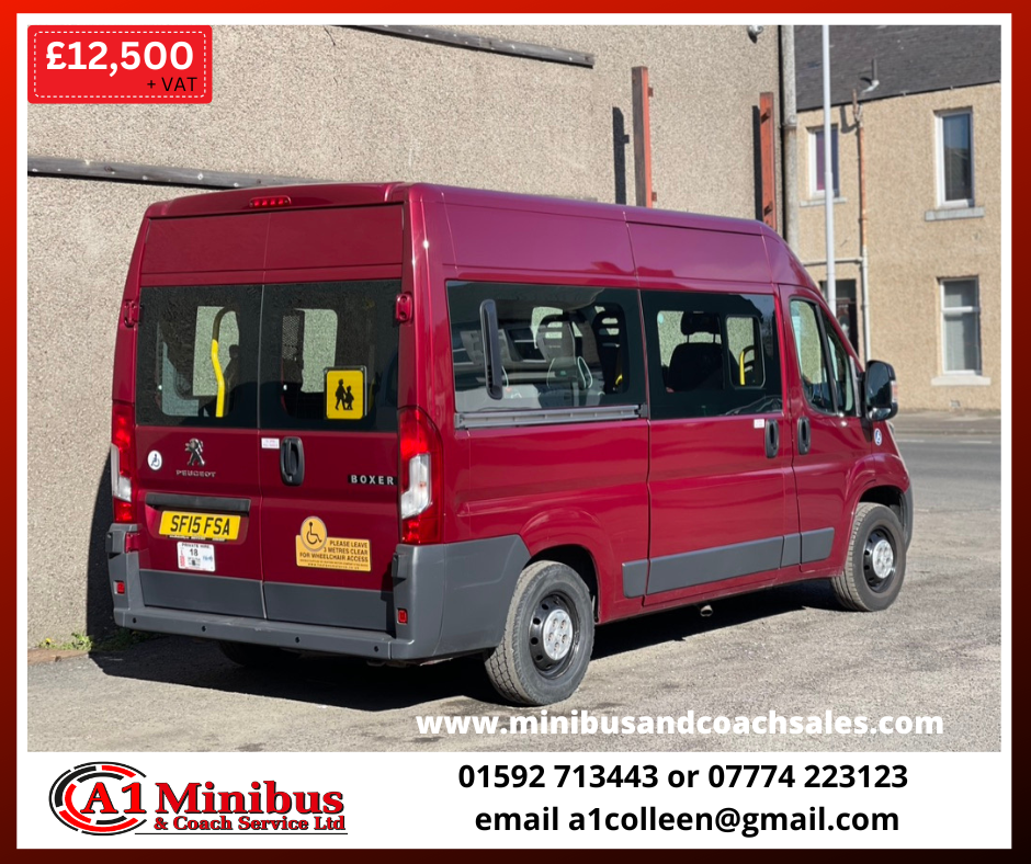 2015 Peugeot Boxer Wheelchair Accessible Minibus