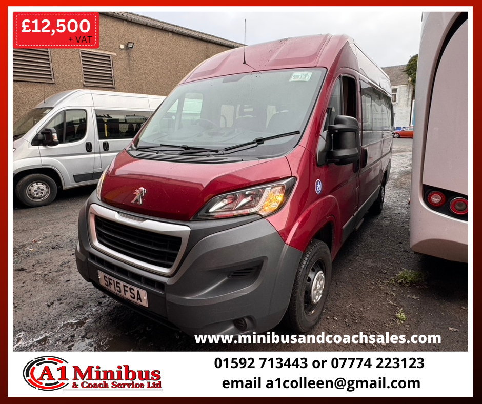 2015 Peugeot Boxer Wheelchair Accessible Minibus