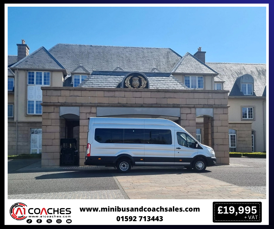 Ford Transit Minibus for Sale Fife Scotland, PSV Tested - Tacho