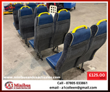 Minibus Seats - Cloth Back, Plastic Base