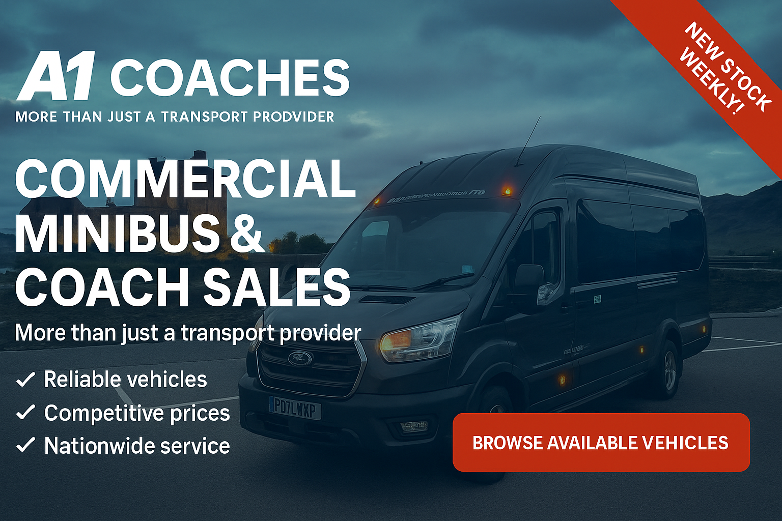 Commercial Vehicle Sales, Minibuses and Coaches for Sale