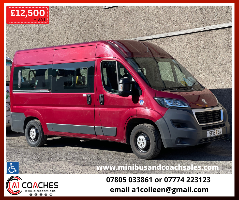 2015 Peugeot Boxer Wheelchair Accessible Minibus