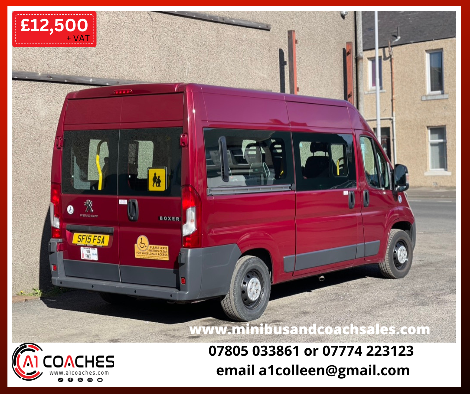 2015 Peugeot Boxer Wheelchair Accessible Minibus