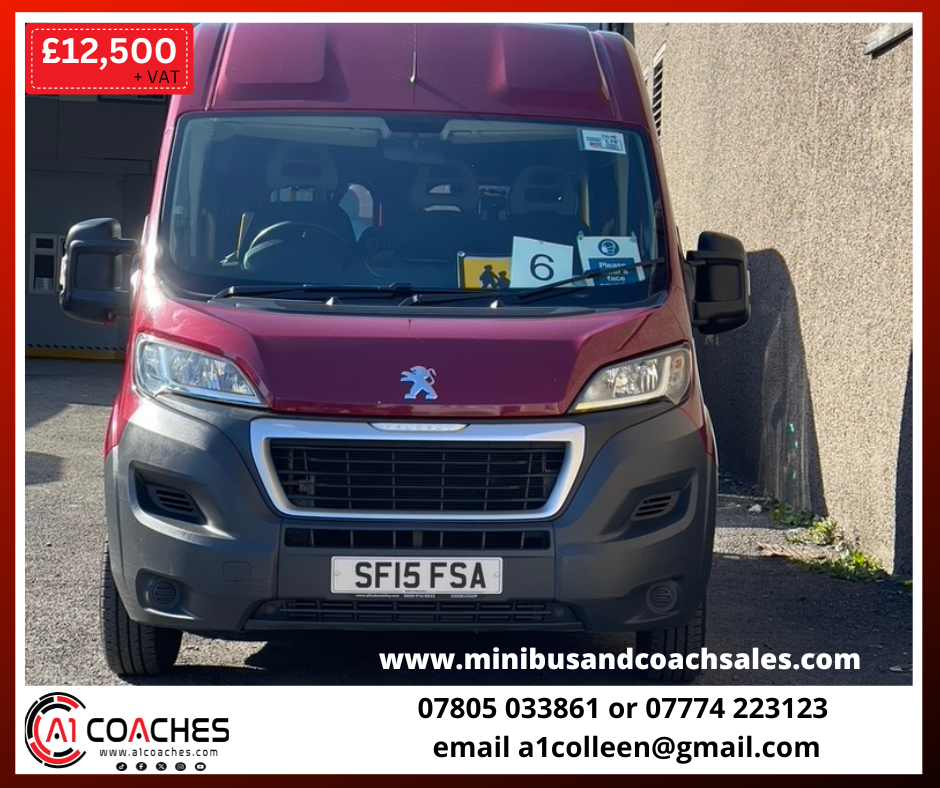 2015 Peugeot Boxer Wheelchair Accessible Minibus