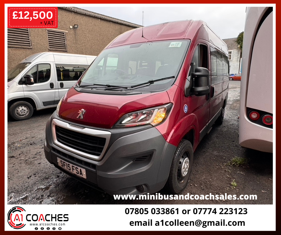 2015 Peugeot Boxer Wheelchair Accessible Minibus