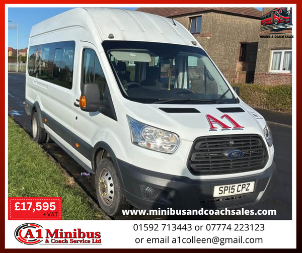 2015 Ford Transit PSV Minibus - 16 Seater