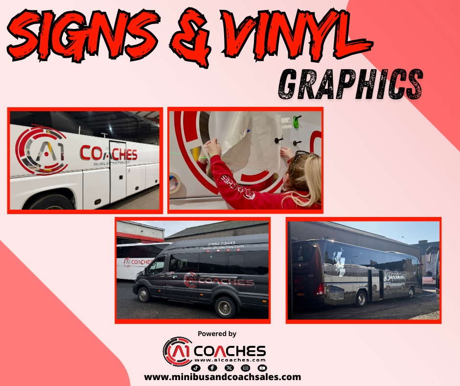 Vinyl Graphics Small Minibus to Large Coach