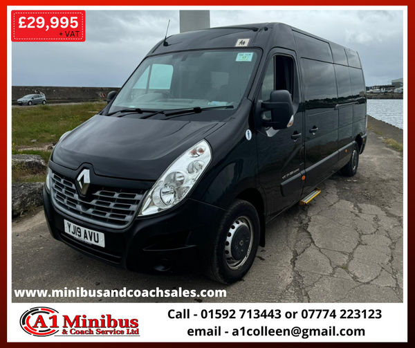 YJ19 AVU - Renault Master Business Wheelchair Accessible Minibus