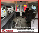 2017 White Ford Transit Wheelchair Accessible Minibus