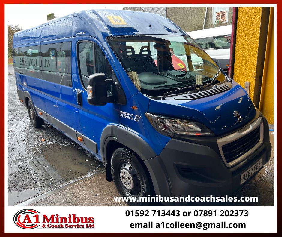 2017 Peugeot Boxer Wheelchair Accessible Minibus