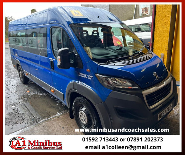 2017 Peugeot Boxer Wheelchair Accessible Minibus