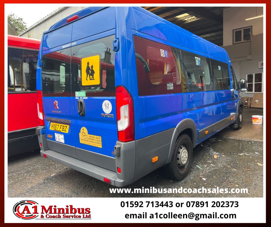 2017 Peugeot Boxer Wheelchair Accessible Minibus