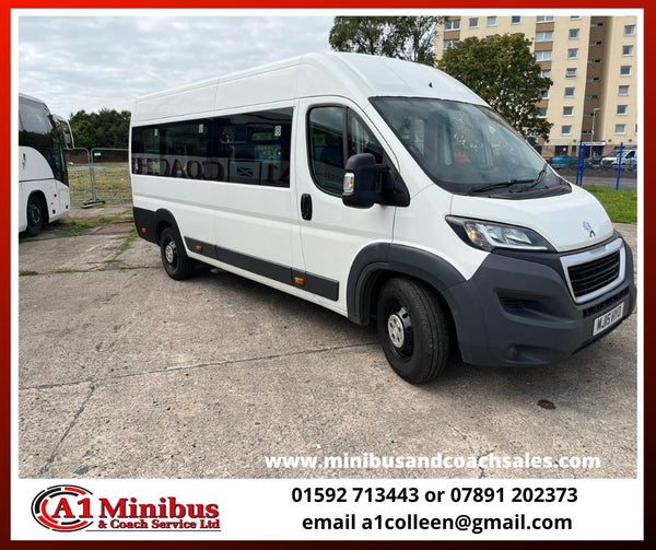 2015 Peugeot Boxer Wheelchair Accessible Minibus (White)